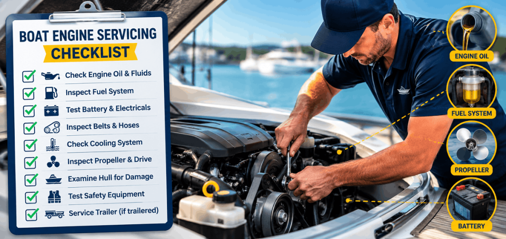 Boat Engine Servicing Checklist